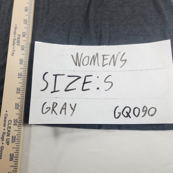 NFL Team Apparel Denver Broncos Casual Short Graphic Shirt Womens Size S Gray - Picture 7 of 9